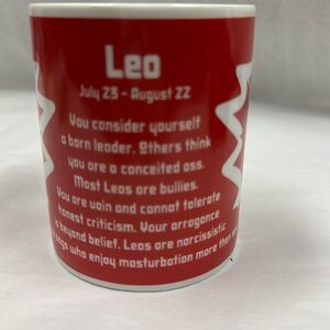 Leo coffee or tea mug